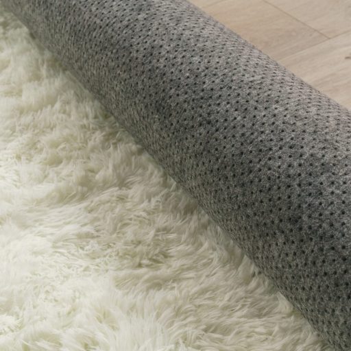 Shaggy szonyeg - bolyhos, puha, csuszasmentes, feher, 120x170 cm, Sunny