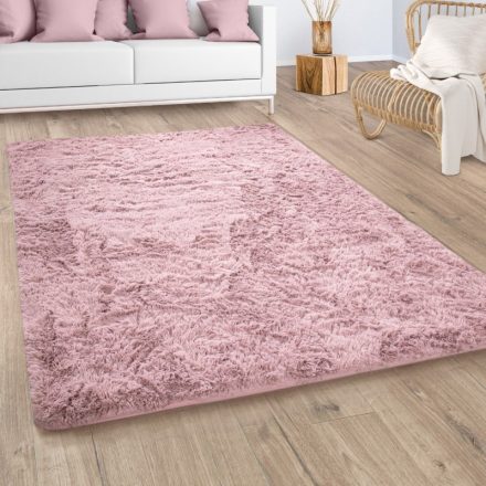 Sunny Shaggy szőnyeg bolyhos puha modern szőnyeg sötét - rózsaszín 60x100 cm