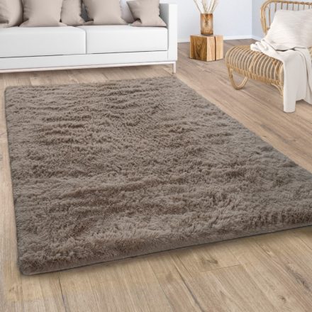 Sunny Shaggy szőnyeg bolyhos puha modern szőnyeg taupe 80x150 cm