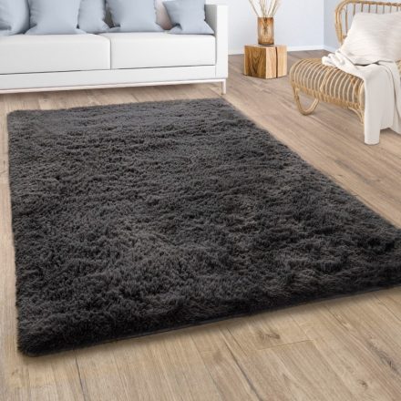 Sunny Shaggy szőnyeg bolyhos puha modern szőnyeg - antracit 60x100 cm