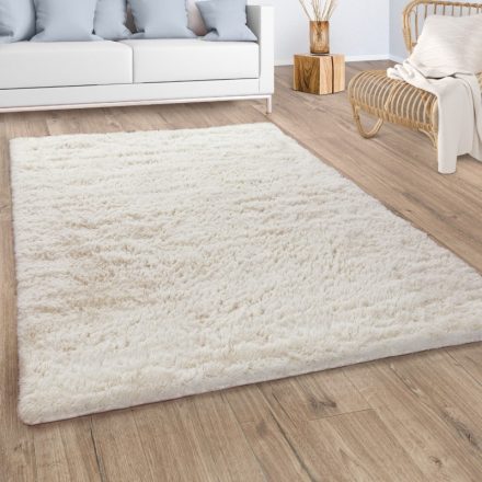 Sunny Shaggy szőnyeg bolyhos puha modern szőnyeg elefántcsont 160x220 cm