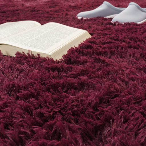 Shaggy szonyeg - bolyhos, puha, csuszasmentes, lila, 120x170 cm, Sunny