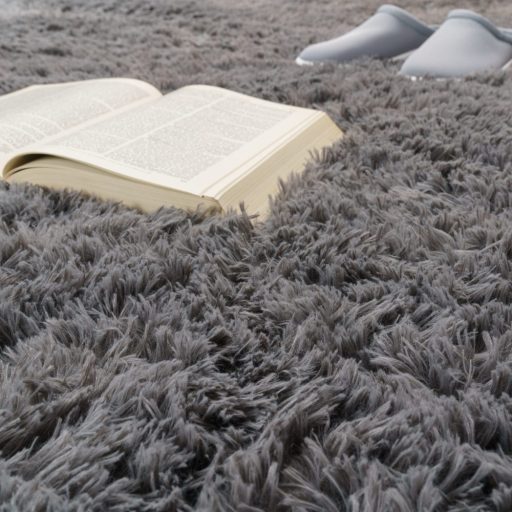 Shaggy szonyeg - bolyhos, puha, csuszasmentes, szurke, 120x170 cm, Sunny