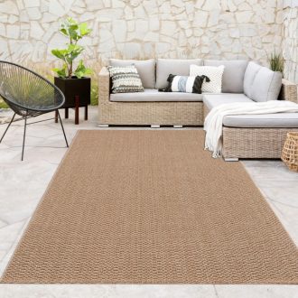 bezs nagymeretu vizallo kulteri szonyeg kertbe 240x340 cm