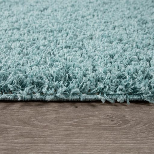 Natasa Shaggy szőnyeg puha hosszú szálú szőnyeg pasztel - türkiz szőnyeg 60x100 cm