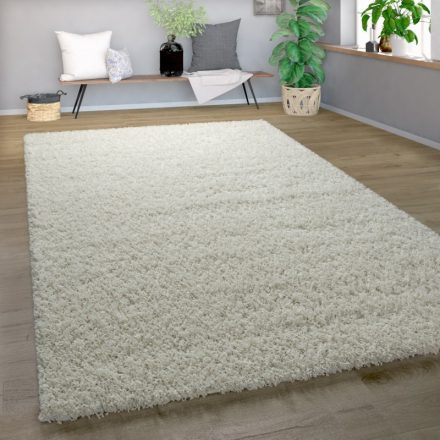 Natasa Shaggy szőnyeg puha hosszú szálú szőnyeg pasztel - krém 70x140 cm