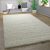 Natasa Shaggy szőnyeg puha hosszú szálú szőnyeg pasztel krém 200x280 cm