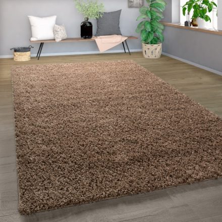 Natasa Shaggy szőnyeg puha hosszú szálú szőnyeg pasztel taupe 70x140 cm