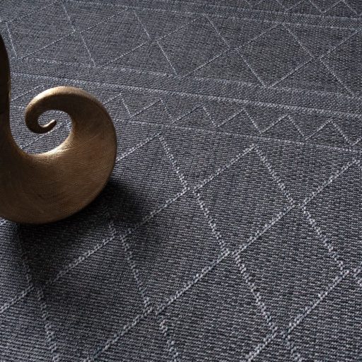 vizallo modern antracit szonyeg teraszra es kertbe 80X250 cm