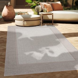 modern bezs borduros kulteri szonyeg 80X250 cm