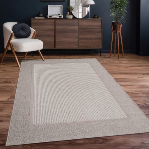 modern bezs borduros kulteri szonyeg 60x100 cm