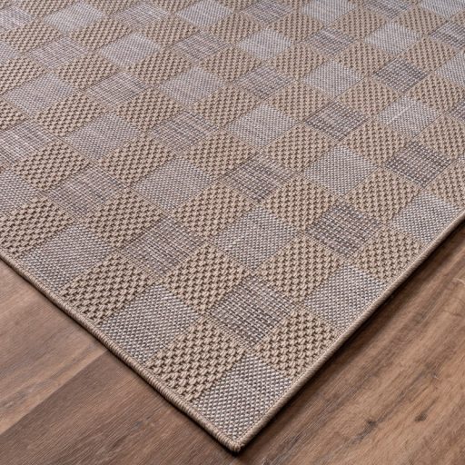 modern bezs kulteri szonyeg geometria mintaval 60x100 cm