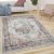 Klasszikus szőnyeg keleti mintával étkezőbe nappali szőnyeg bordűrös krém 60x100 cm