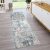 Klasszikus szőnyeg étkezőbe nappali szőnyeg keleti mintás - zöld 80x300 cm