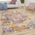 Klasszikus szőnyeg étkezőbe nappali szőnyeg keleti mintás sárga 300x400 cm