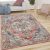 Klasszikus szőnyeg étkezőbe nappali szőnyeg mandala mintás pasztel - piros 240x340 cm