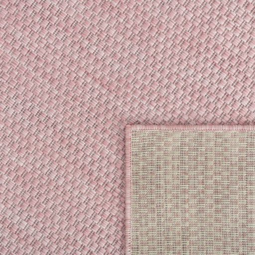 lapos szovesu pink szonyeg teraszra es erkelyre 80X250 cm