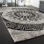 Designer szőnyeg mandala mintával márványos hatású - szürke 60x100 cm