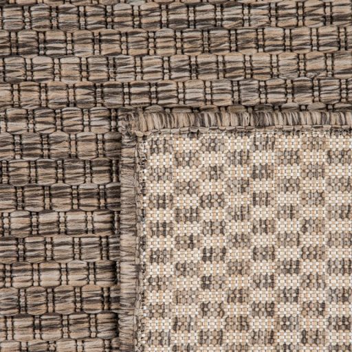 lapos szovesu taupe kulteri szonyeg 160x220 cm