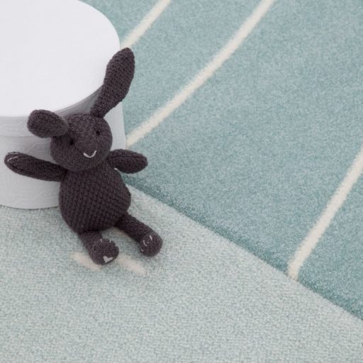 Gyerek szonyeg 3D kek-szurke hegy mintas 240x340 cm