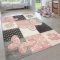 Gyerek szonyeg 3D rozsaszin pillango 200x290 cm