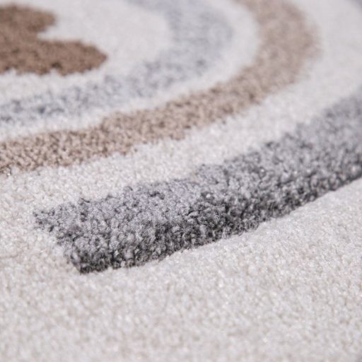 Gyerekszoba szonyeg, szurke szivarvany mintaval 80x150 cm