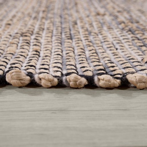 Nappali szőnyeg - kézi szövésű, rövid szálú, szürke, 80x150 cm