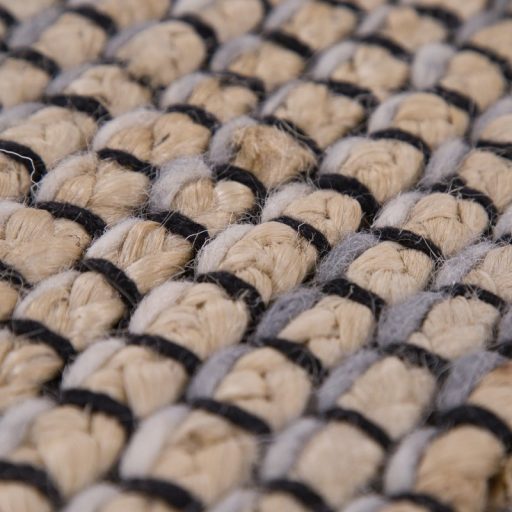 Nappali szőnyeg - kézi szövésű, rövid szálú, szürke, 80x150 cm