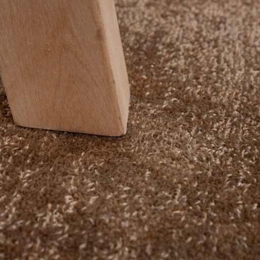 Kerek szonyeg - nappali szonyeg, kezi szovesu, rovid szalu, bezs, 120 cm kor