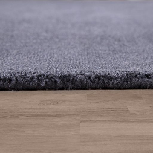 Kerek szonyeg - nappali szonyeg, kezi szovesu, rovid szalu, antracit, 200 cm kor