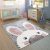 3D nyuszimintás gyerekszőnyeg szürke játszószőnyeg 120x170 cm
