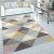 Modern szőnyeg pasztel színes háromszögek multikolor szőnyeg 80x300 cm