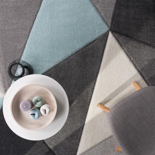 3D modern szonyeg absztrakt pasztel turkiz szonyeg 120x170 cm