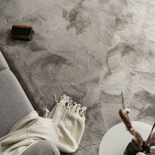 Luxus shaggy szonyeg - modern, bolyhos, puha, szurke, 80x150 cm