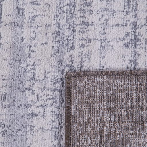 Modern szonyeg nappaliba - festett hatasu, rovid szalu, barna, 160x220 cm