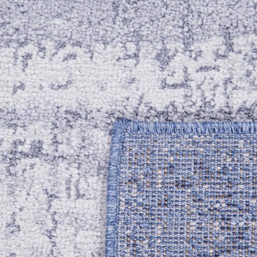 Rovidszalu borduros nappali szonyeg kek 120x160 cm