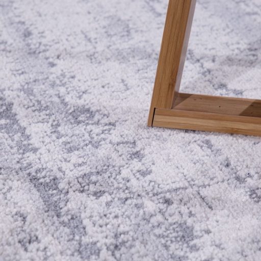 Rovidszalu borduros nappali szonyeg barna 160x220 cm