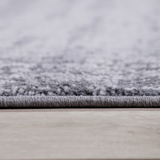 Rovidszalu borduros nappali szonyeg, szurke 80x300 cm