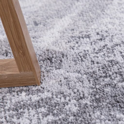 Rovid szalu borduros nappali szonyeg vintage hatasu, szurke 80x300 cm