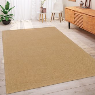 Natur szinu kezi szovesu modern szonyeg juta 80x150 cm