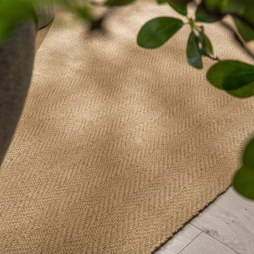 Natur szinu kezi szovesu modern szonyeg juta 200x290 cm