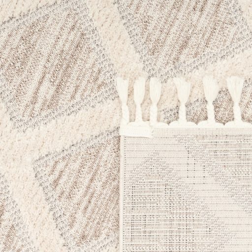 Szonyeg nappaliba - szines, rombusz mintas, rojtos, 120x170 cm