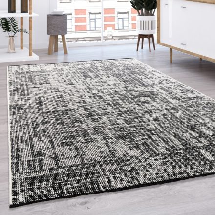 Modern szőnyeg nappaliba lapos szövésű egyszínű krém 160x220 cm
