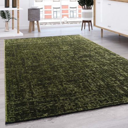 Modern szőnyeg nappaliba lapos szövésű egyszínű - zöld 240x340 cm
