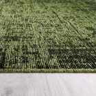 Modern szőnyeg nappaliba lapos szövésű egyszínű - zöld 60x100 cm