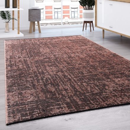 Modern szőnyeg nappaliba lapos szövésű egyszínű taupe 200x280 cm