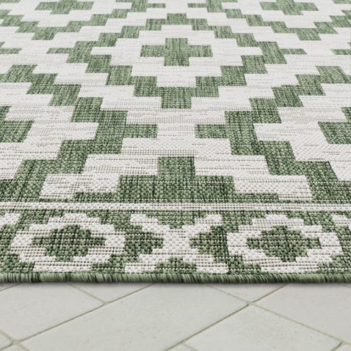 modern zold kulteri terasz szonyeg 80x150 cm