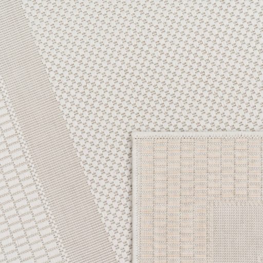 feher kulteri szonyeg bordur mintaval 150x150 cm