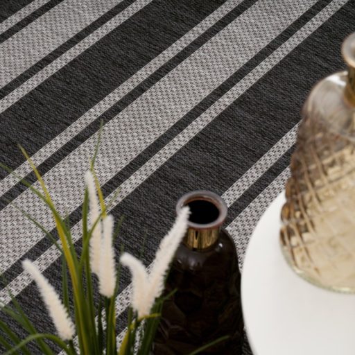 vizallo szurke kulteri szonyeg csikos 140x200 cm