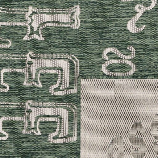 strapabiro zold nagymeretu kulteri szonyeg erkelyre 240x340 cm